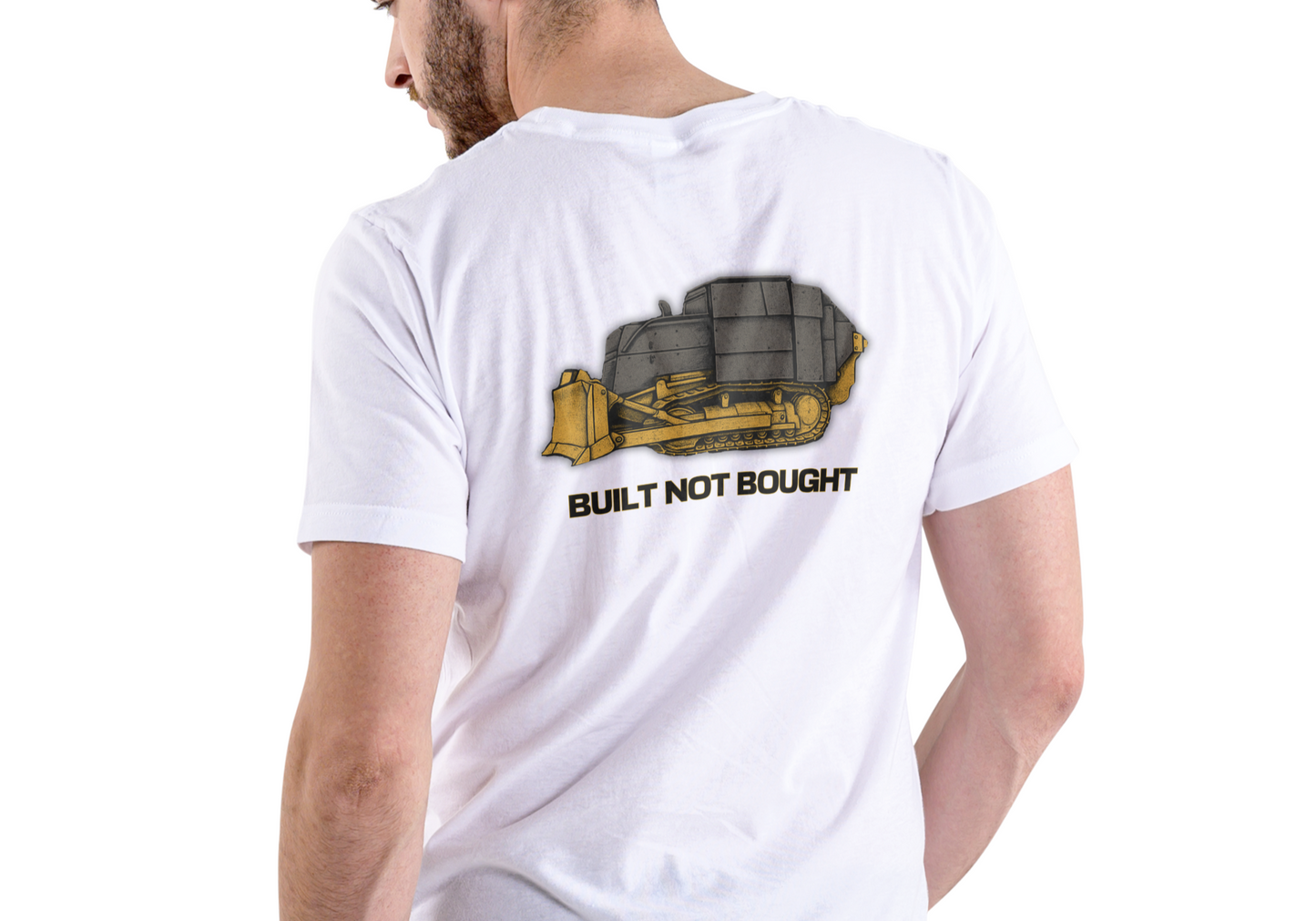 HEEMEYER BUILT NOT BOUGHT, T-SHIRT, UNISEX, COTTON