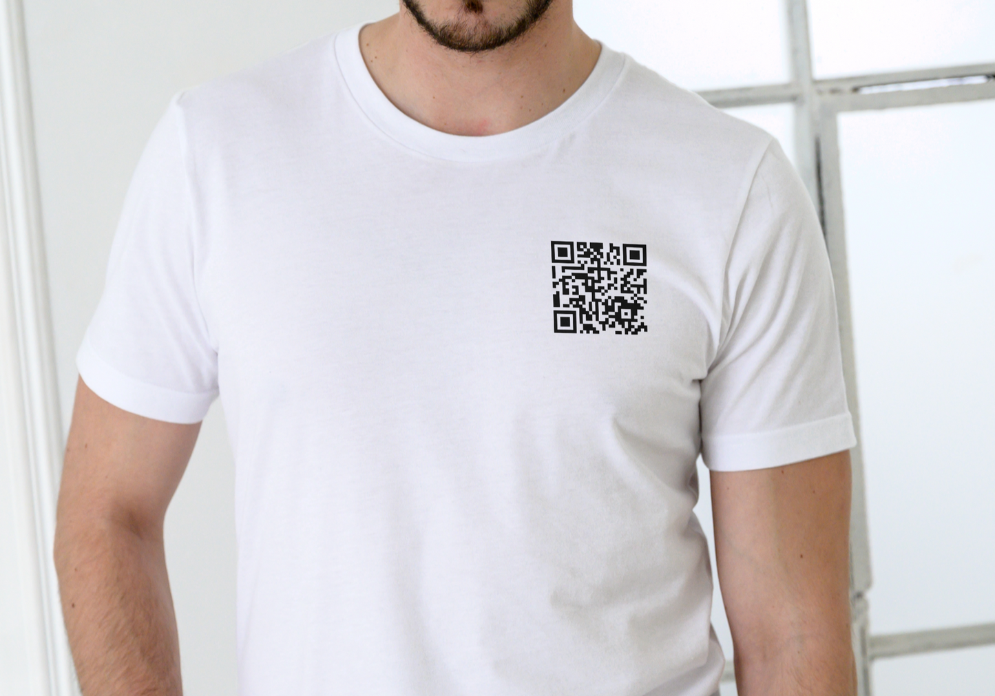 QR Code, Show me them, T-SHIRT, UNISEX, COTTON