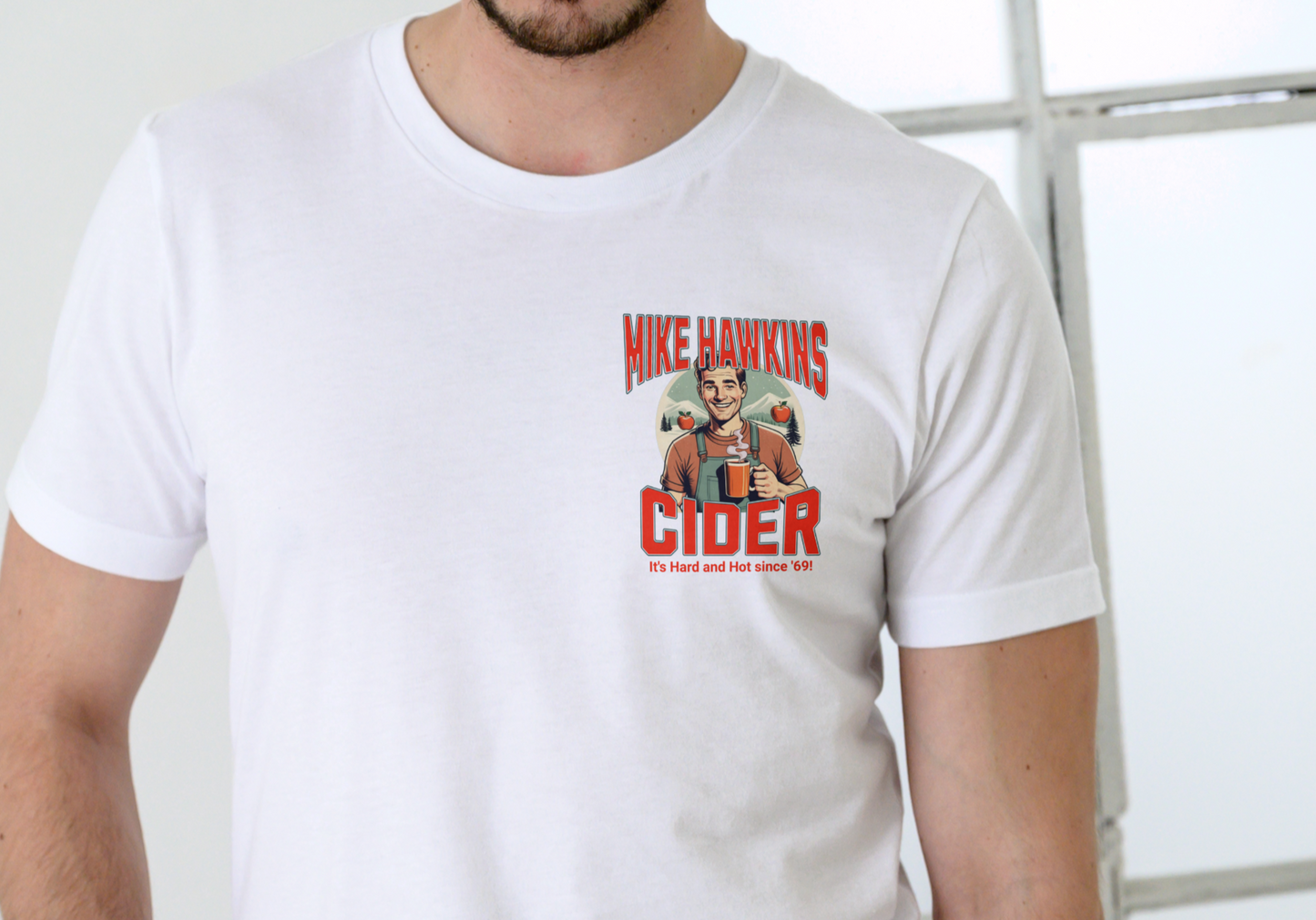 MIKE HAWKINS CIDER, T-SHIRT, UNISEX, COTTON