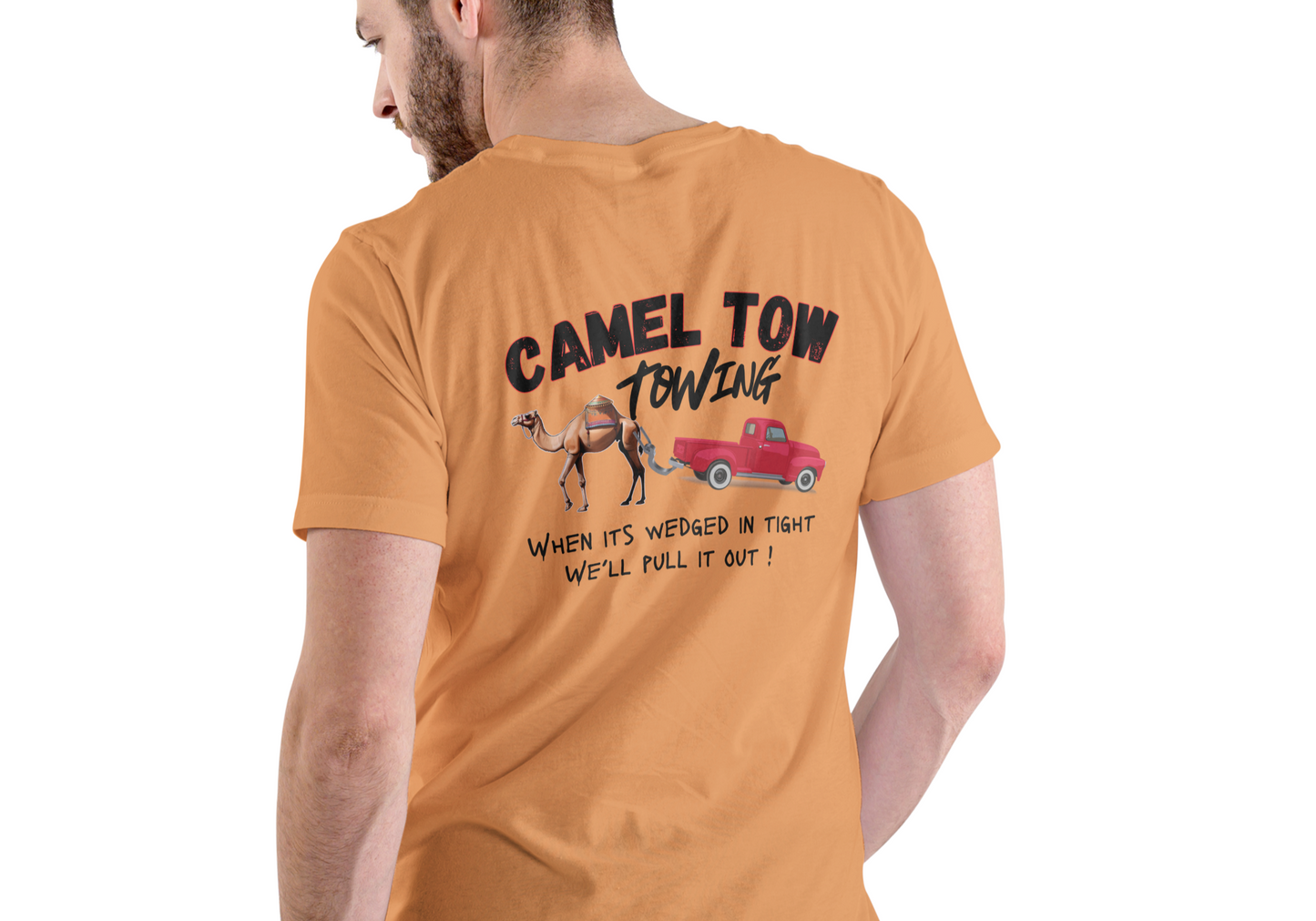 CAMEL TOW TOWING, T-SHIRT, UNISEX, COTTON