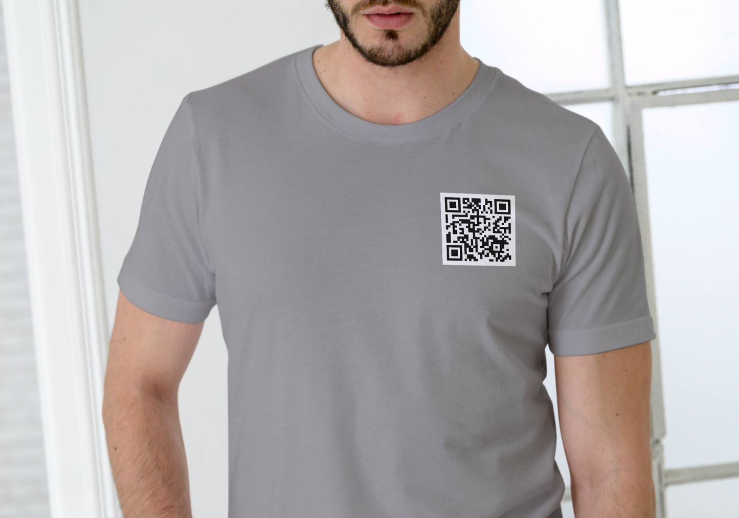 QR Code, Show me them, T-SHIRT, UNISEX, COTTON