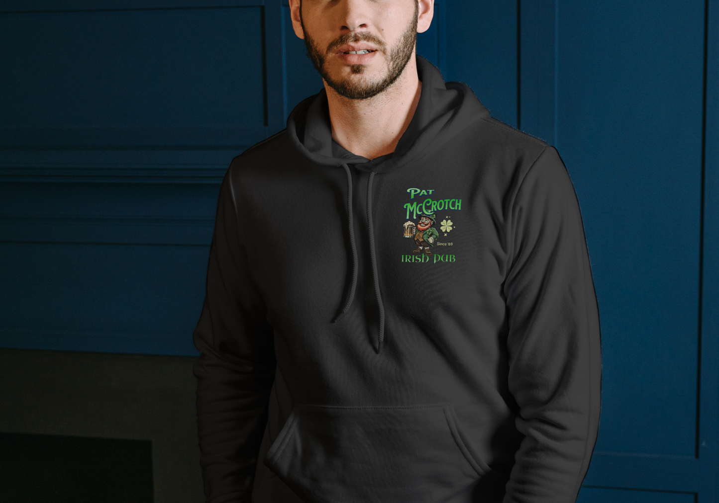 Hoodie, PAT McCROTCH IRISH PUB, HOODIE, UNISEX, COTTON