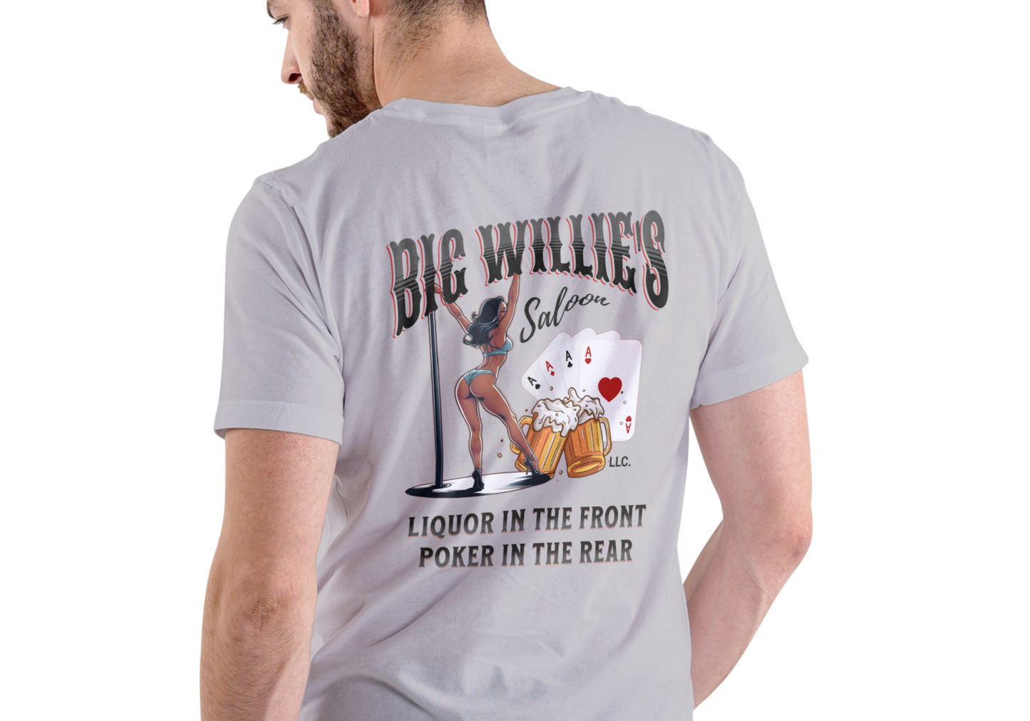 BIG WILLIE'S SALOON, T-SHIRT, UNISEX, COTTON