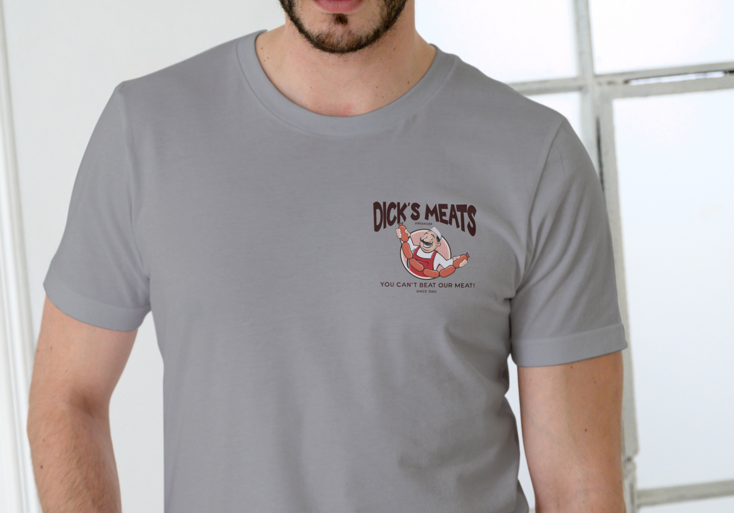 DICK'S MEATS, T-SHIRT, UNISEX, COTTON