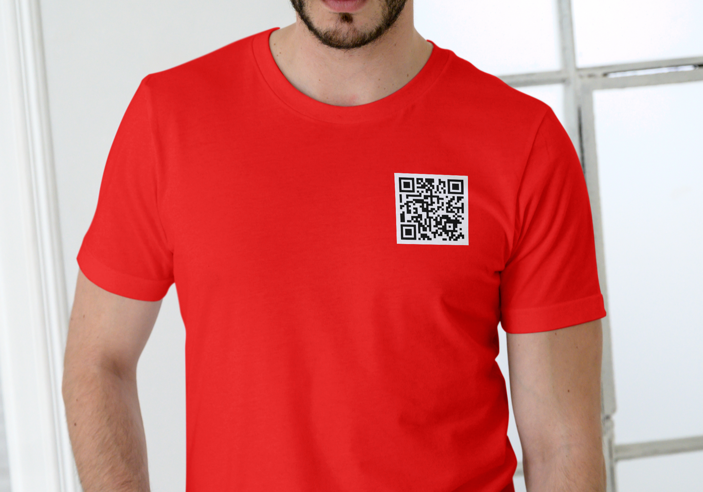 QR Code, Show me them, T-SHIRT, UNISEX, COTTON