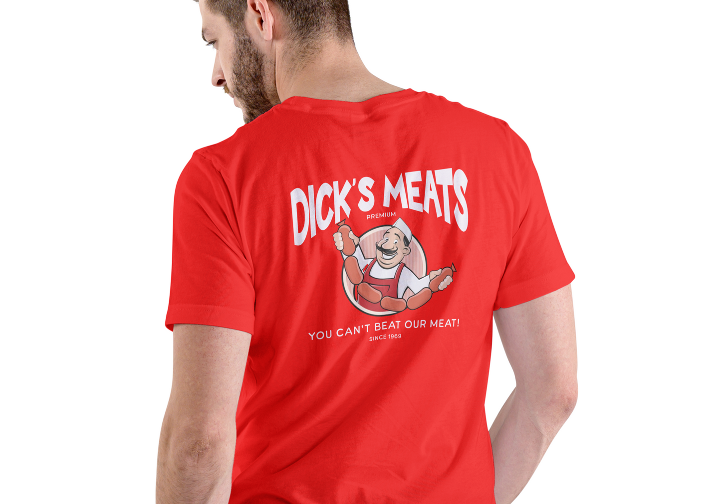 DICK'S MEATS, T-SHIRT, UNISEX, COTTON