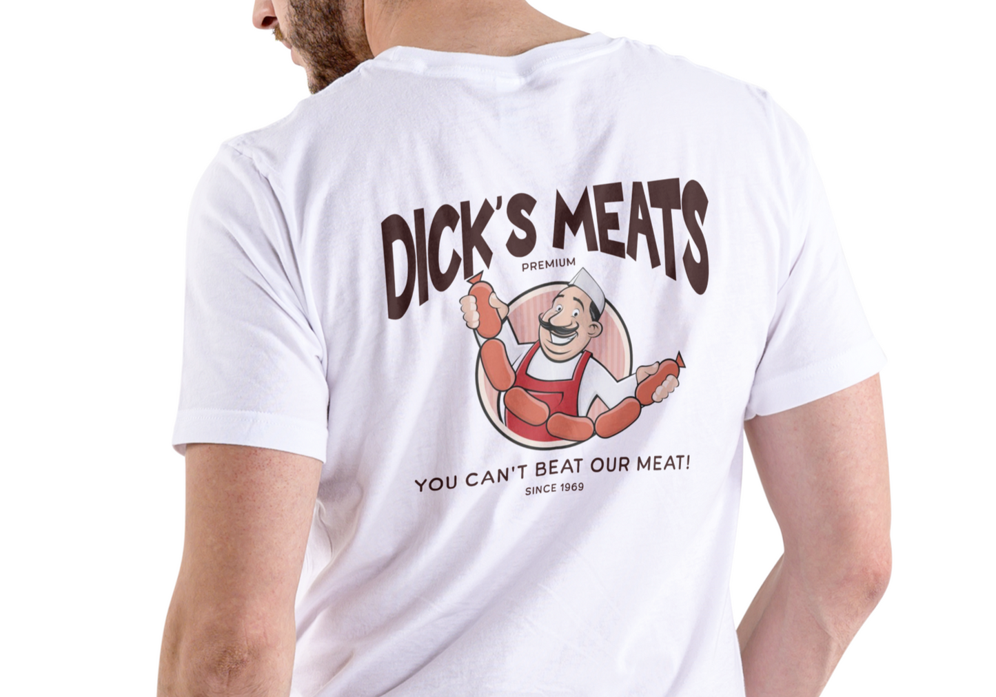 DICK'S MEATS, T-SHIRT, UNISEX, COTTON
