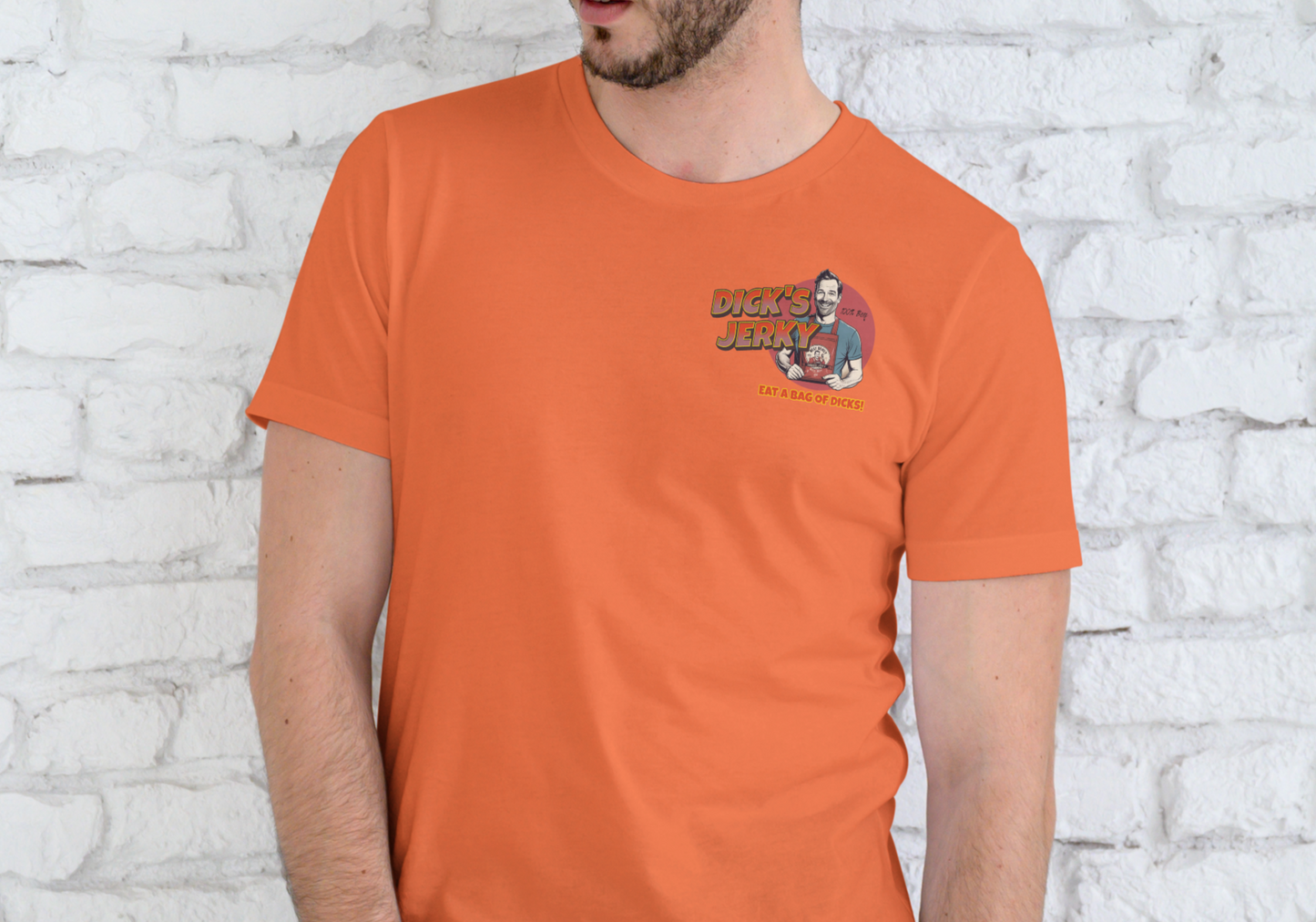 DICK'S BEEF JERKY, T-SHIRT, UNISEX, COTTON