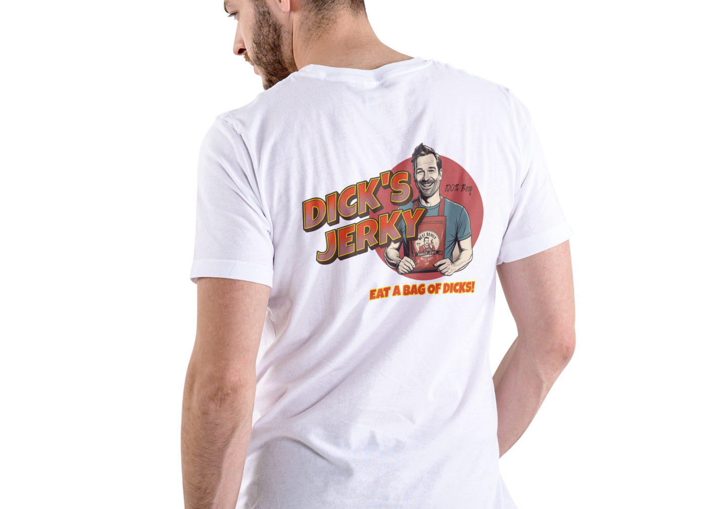 DICK'S BEEF JERKY, T-SHIRT, UNISEX, COTTON