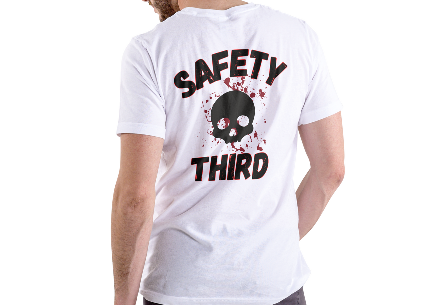 SAFETY THIRD WORK T-SHIRT , T-SHIRT, UNISEX, COTTON
