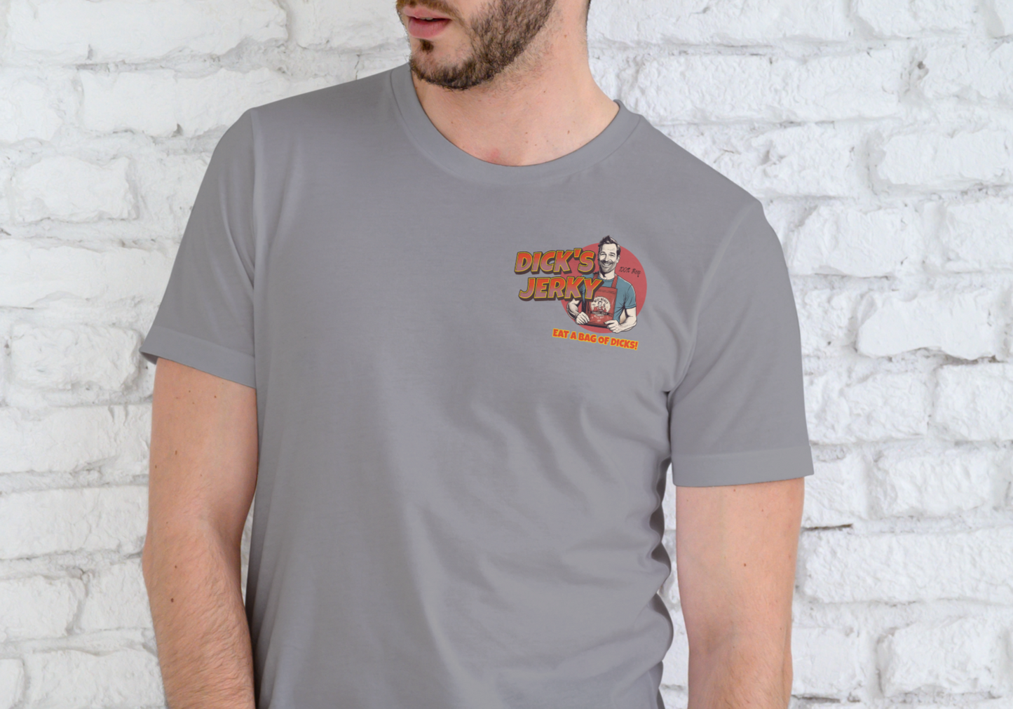 DICK'S BEEF JERKY, T-SHIRT, UNISEX, COTTON