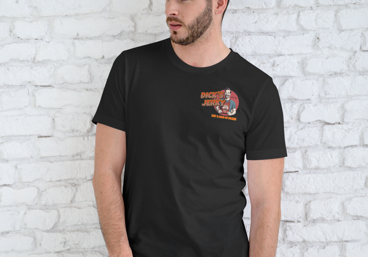 DICK'S BEEF JERKY, T-SHIRT, UNISEX, COTTON