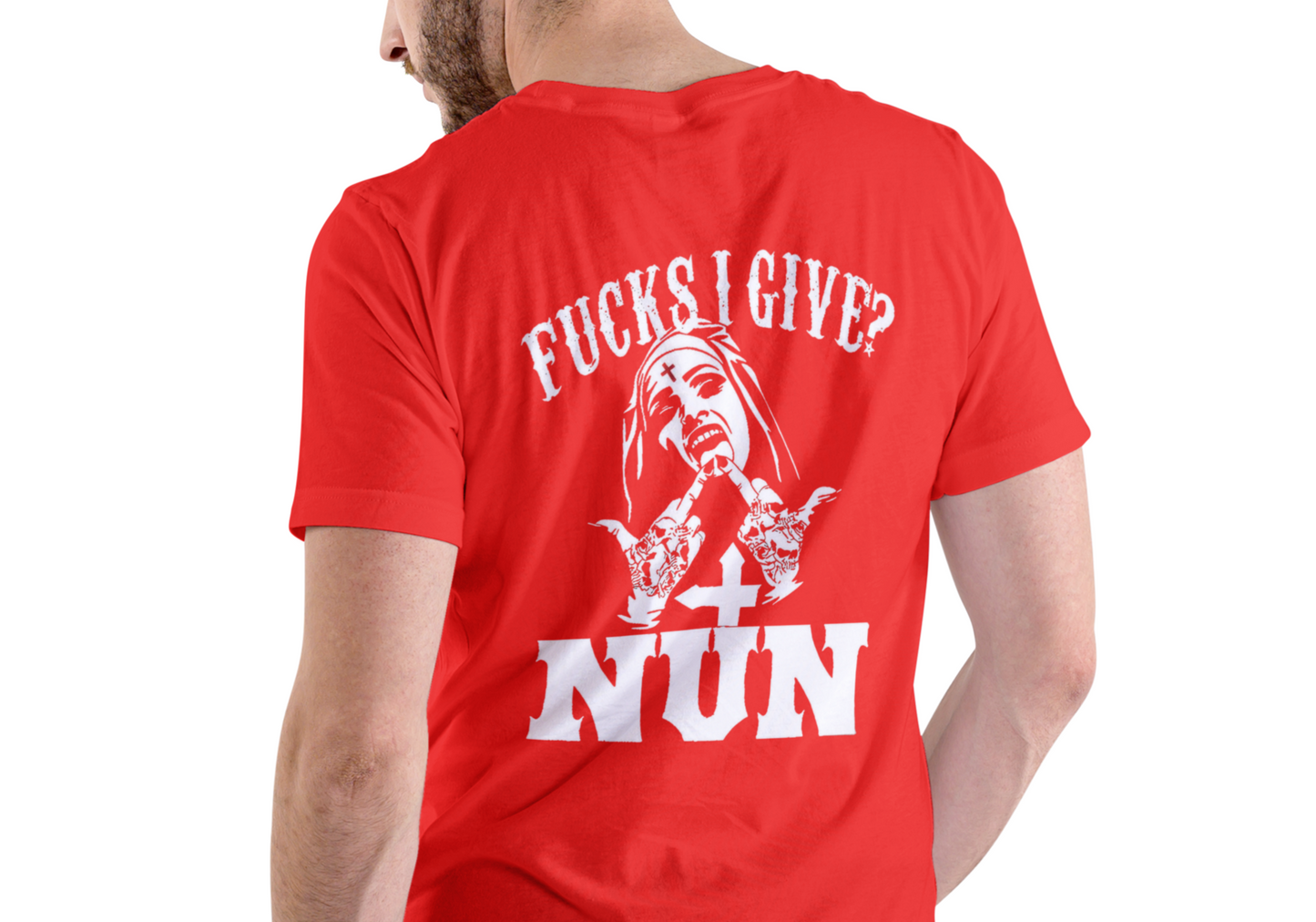 F*S I GIVE, NUN, T-SHIRT, UNISEX, COTTON