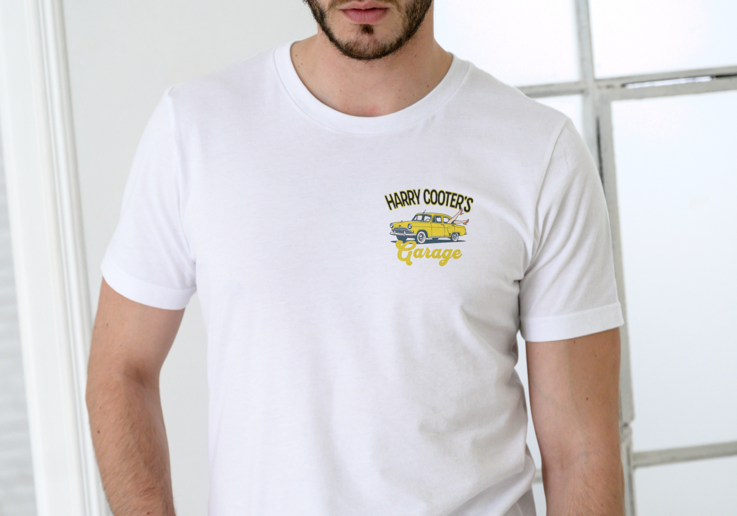 HARRY COOTER'S GARAGE, T-SHIRT, UNISEX, COTTON