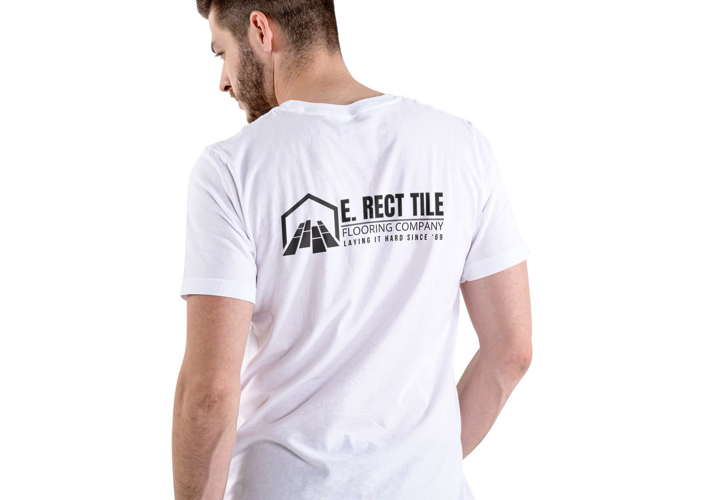 E Rect Tile Flooring Co., T-SHIRT, UNISEX, COTTON