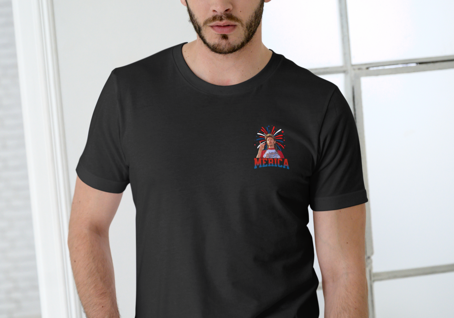 JOE DIRT,4TH OF JULY T-SHIRT, UNISEX, COTTON