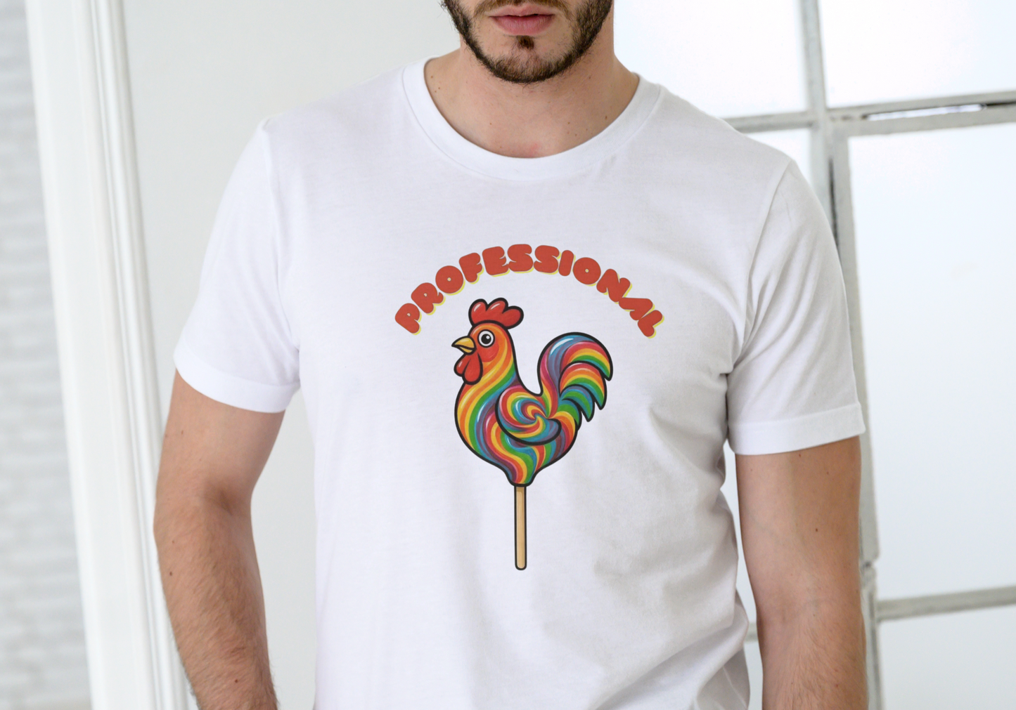 PROFESSIONAL COCK SUCKER, T-SHIRT, UNISEX, COTTON