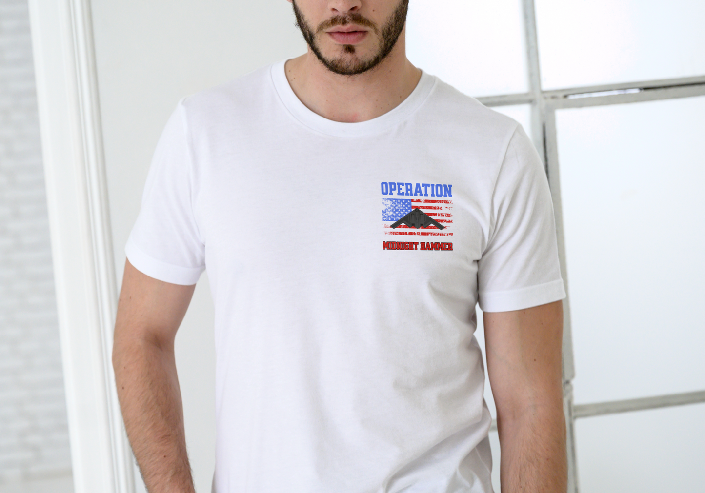 OPERATION MIDNIGHT HAMMER, T-SHIRT, UNISEX, COTTON