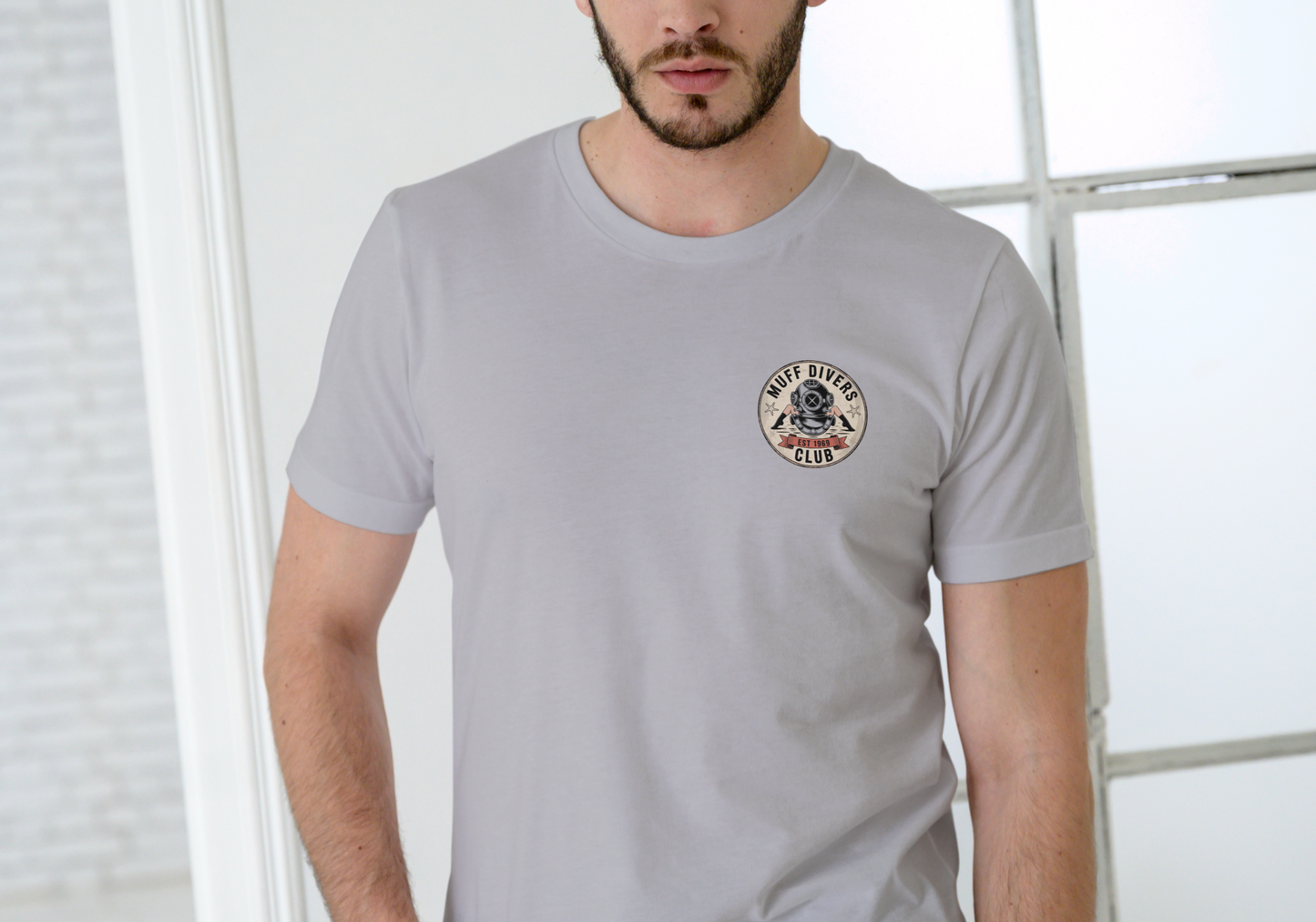 MUFF DIVER CLUB, T-SHIRT, UNISEX, COTTON