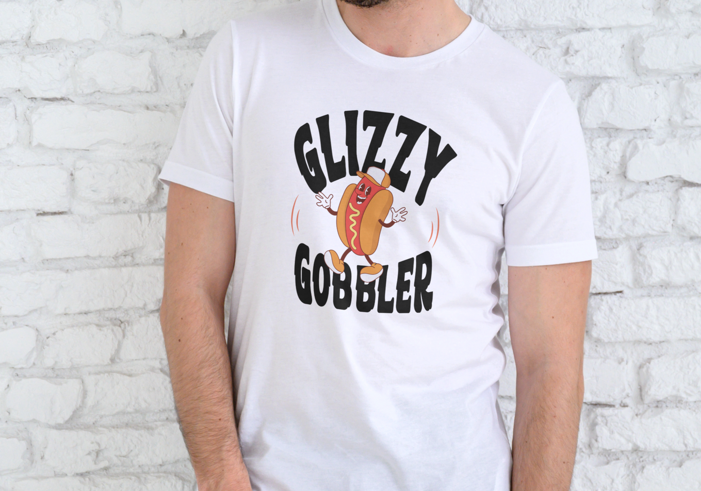 GLIZZY GOBBLER, T-SHIRT, UNISEX, COTTON
