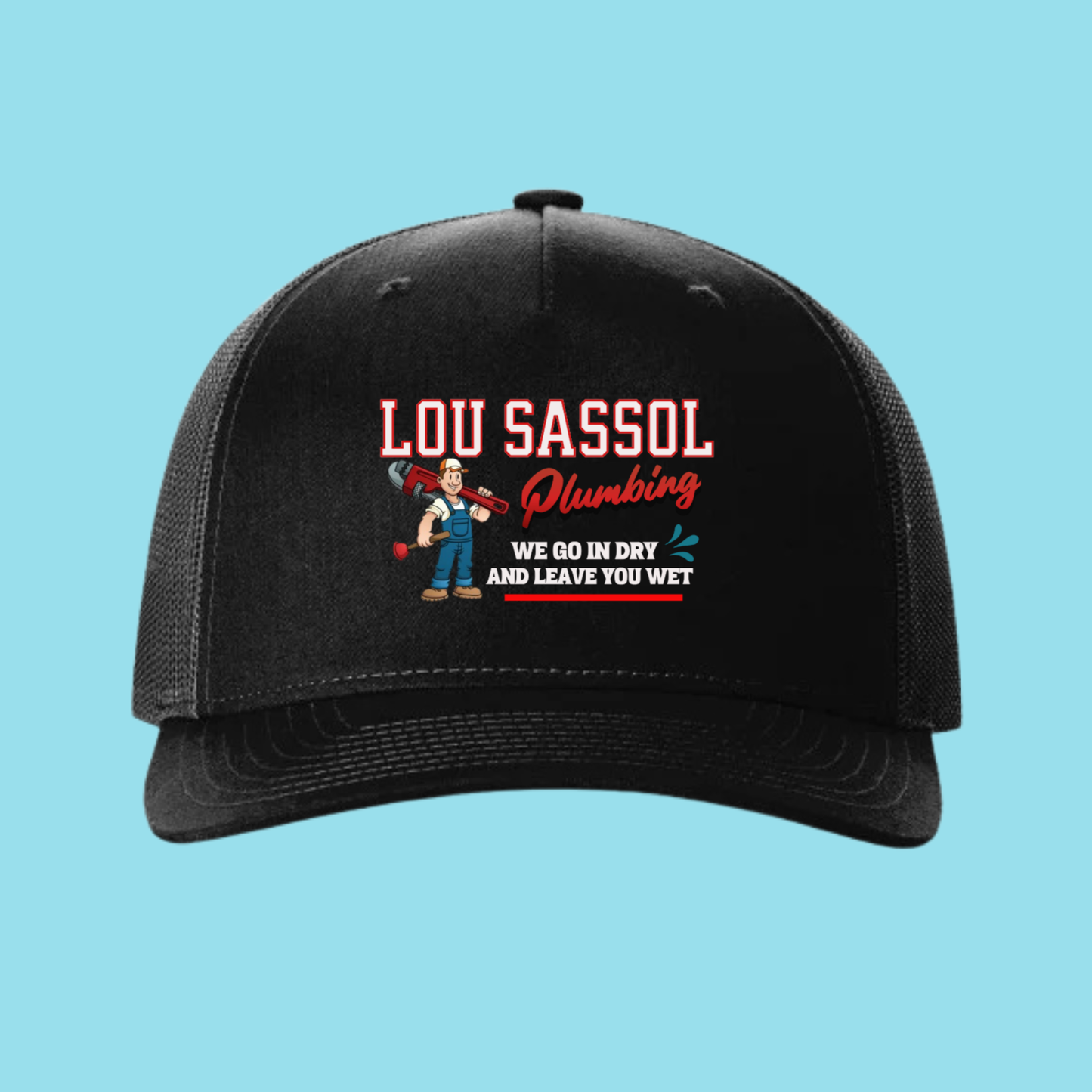 LOU SASSOL PLUMBING TRUCKER HAT