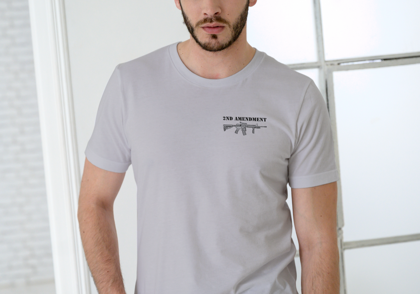 I LUBERACATE MY AR-15 WITH LIBERAL TEARS, T-SHIRT, UNISEX, COTTON