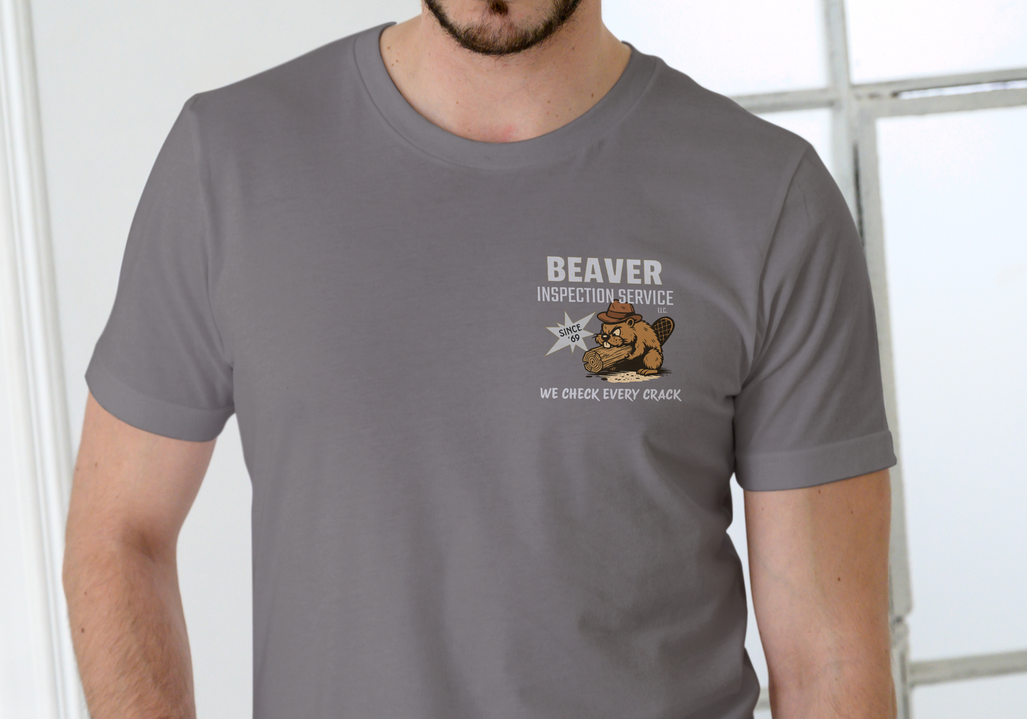 Beaver Inspection Service, T-SHIRT, UNISEX, COTTON