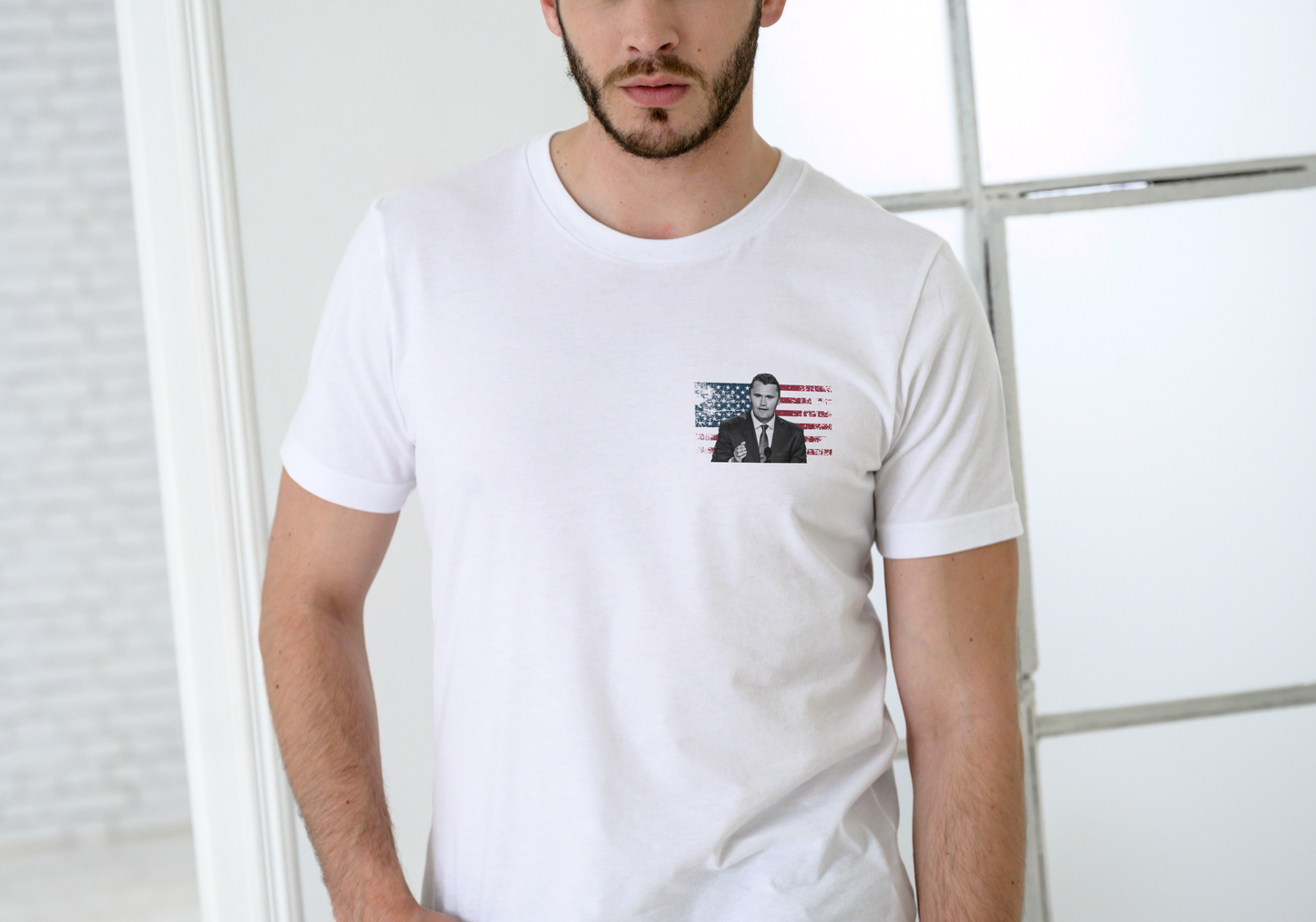 Charlie Kirk, Voice of a Generation, T-SHIRT, UNISEX, COTTON