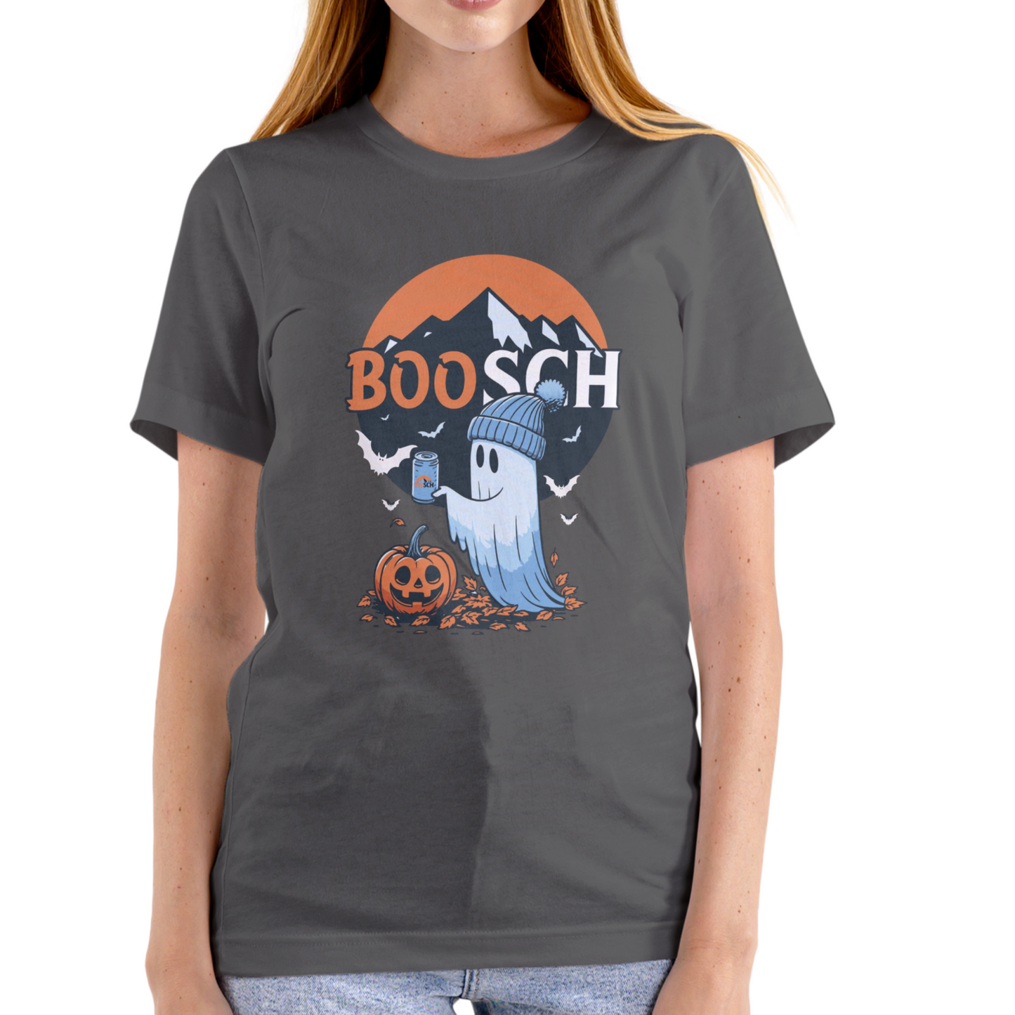 BOO HALLOWEEN T Shirt, Unisex Cotton