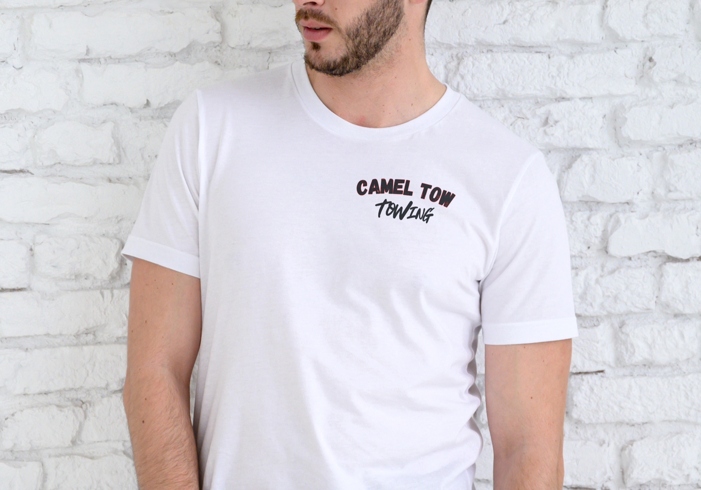 CAMEL TOW TOWING, T-SHIRT, UNISEX, COTTON