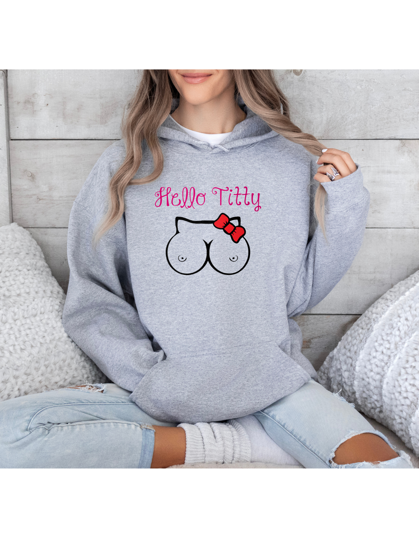 Hoodie, HELLO TITTY