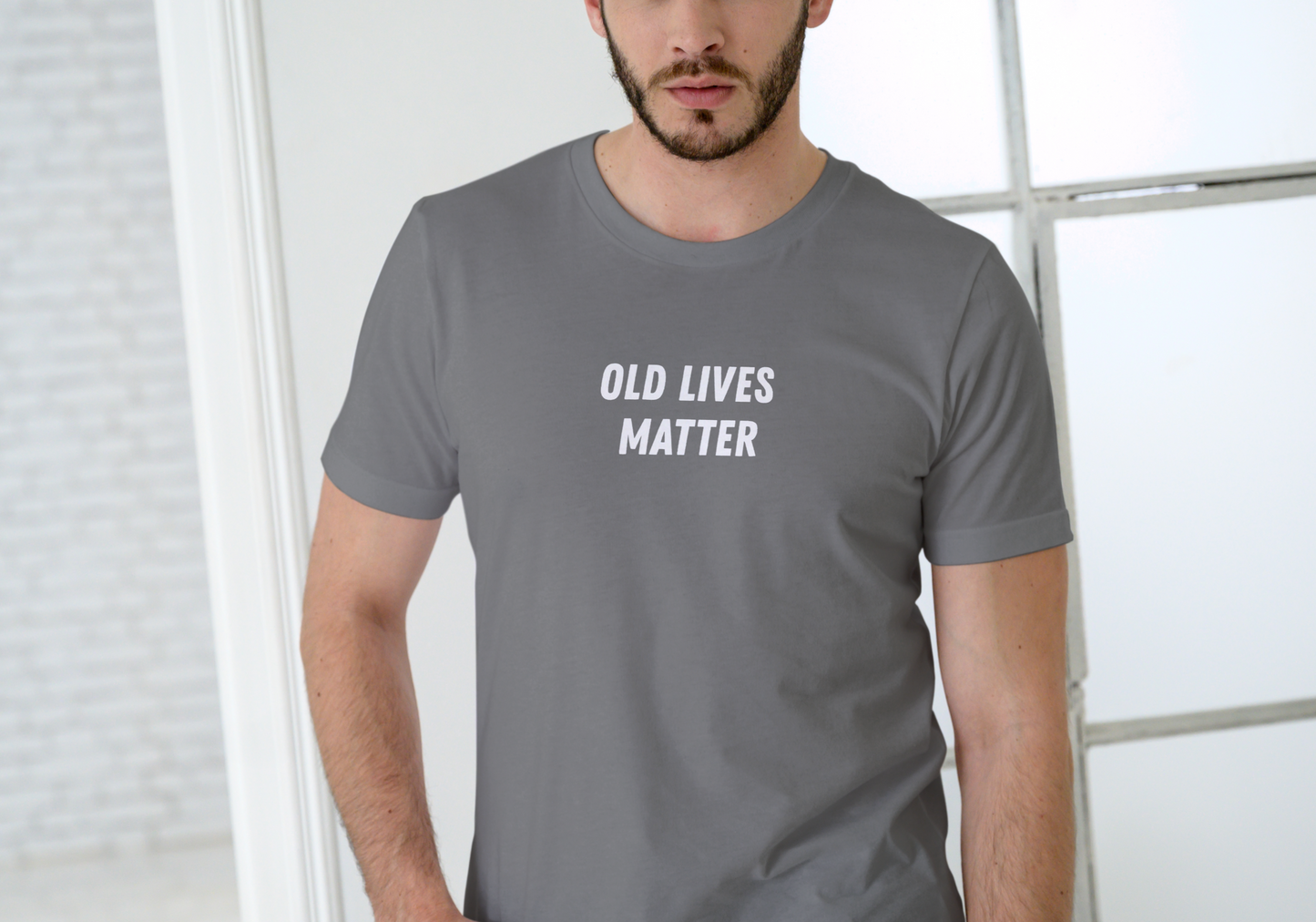 OLD LIVES MATTER, T-SHIRT, UNISEX, COTTON