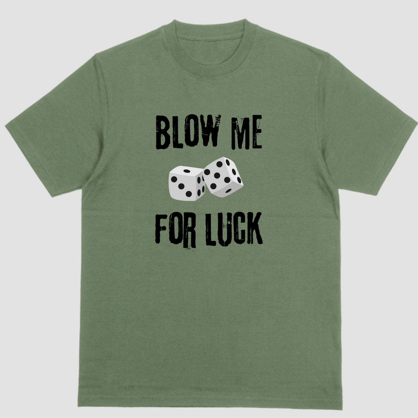 Short sleeve shirt, BLOW ME FOR LUCK