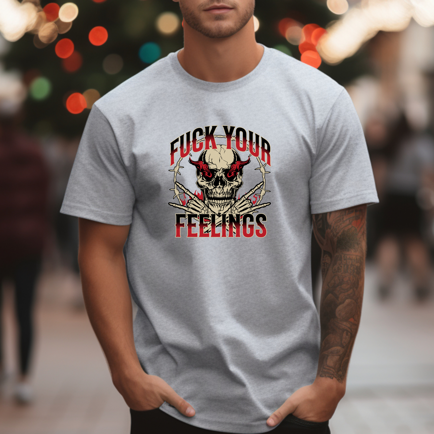 Short sleeve shirt, FUCK YOUR FEELINGS