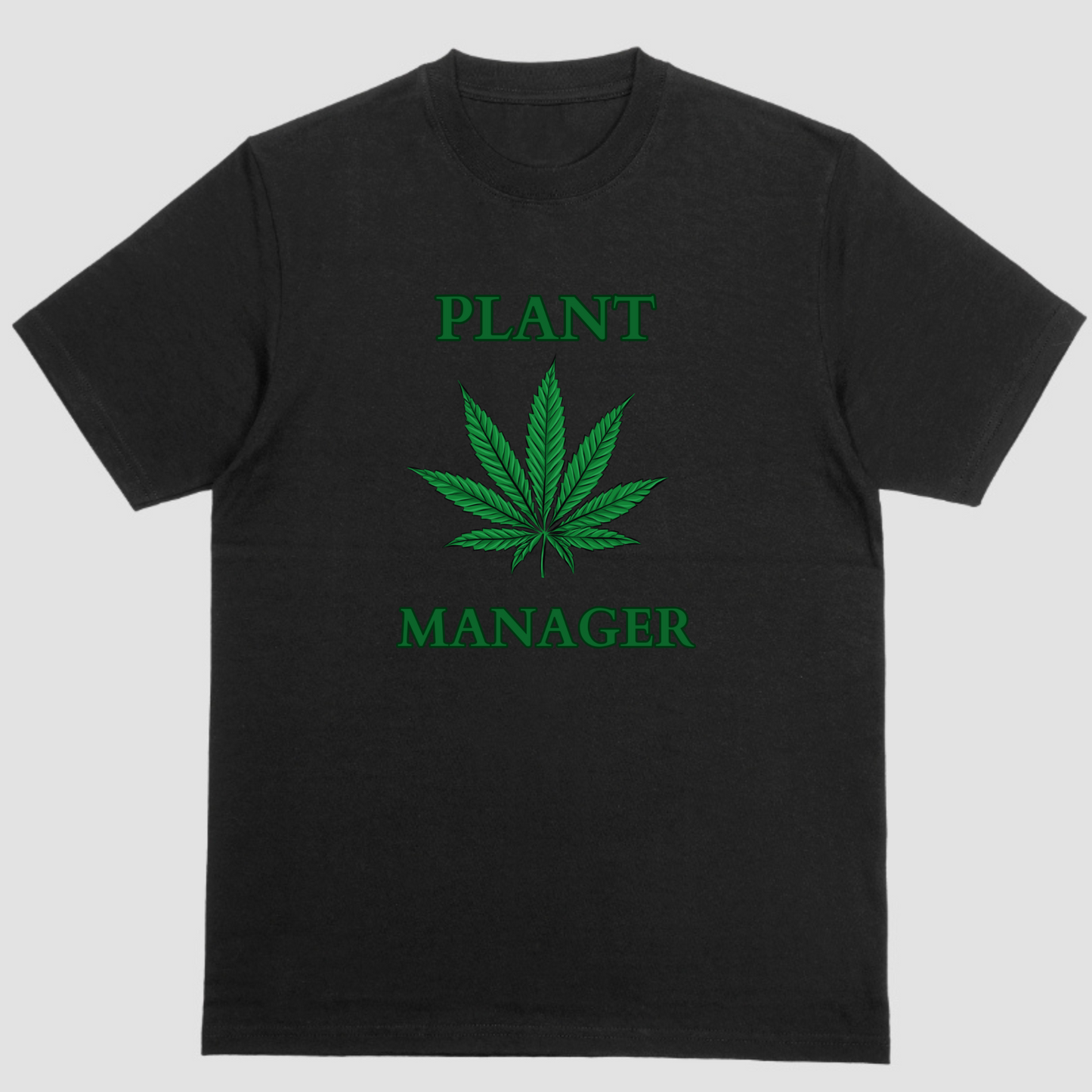 Funny short sleeve shirt, PLANT MANAGER