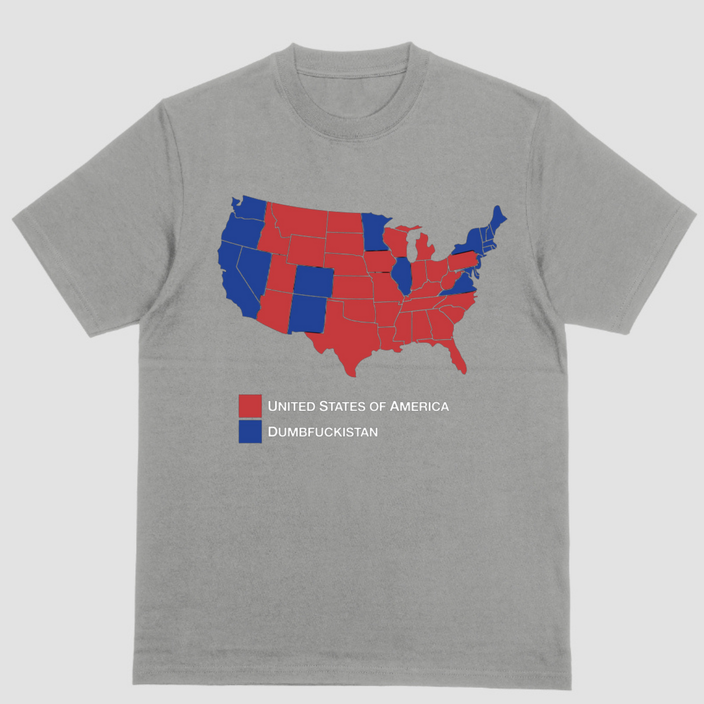 Short sleeve shirt, UNITED STATES OF AMERICA, DUMBFUCKISTAN