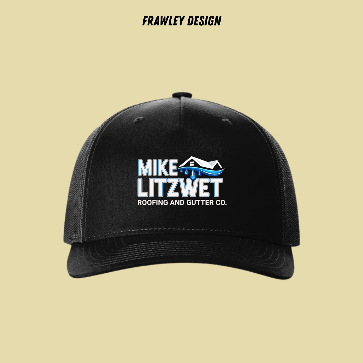 MIKE LITZWET ROOFING AND GUTTER Trucker Hat – Richardson 112