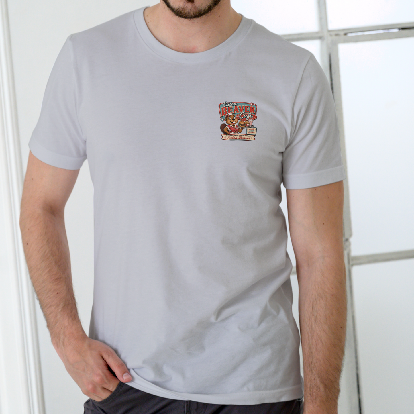 EATON BEAVER CAFE funny T-shirt