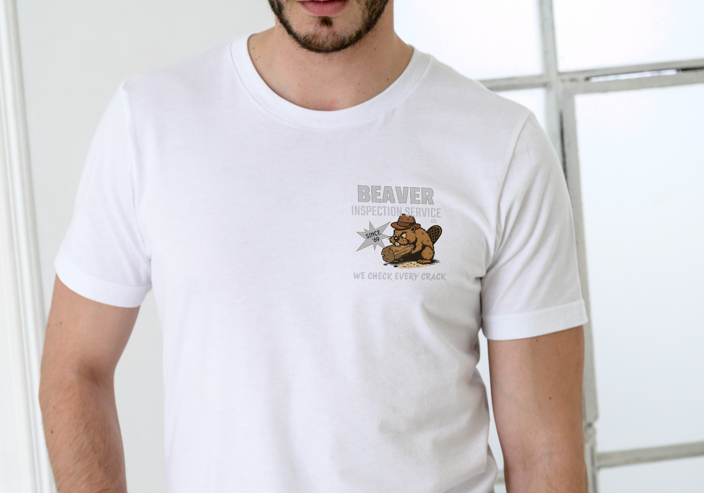 Beaver Inspection Service, T-SHIRT, UNISEX, COTTON