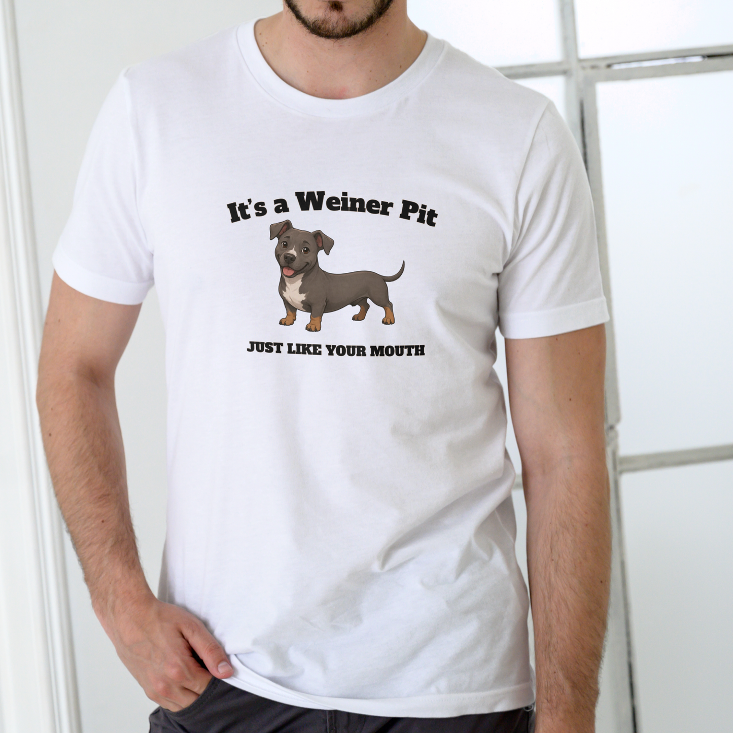 It"s A Weiner Pit T Shirt, Unisex Cotton