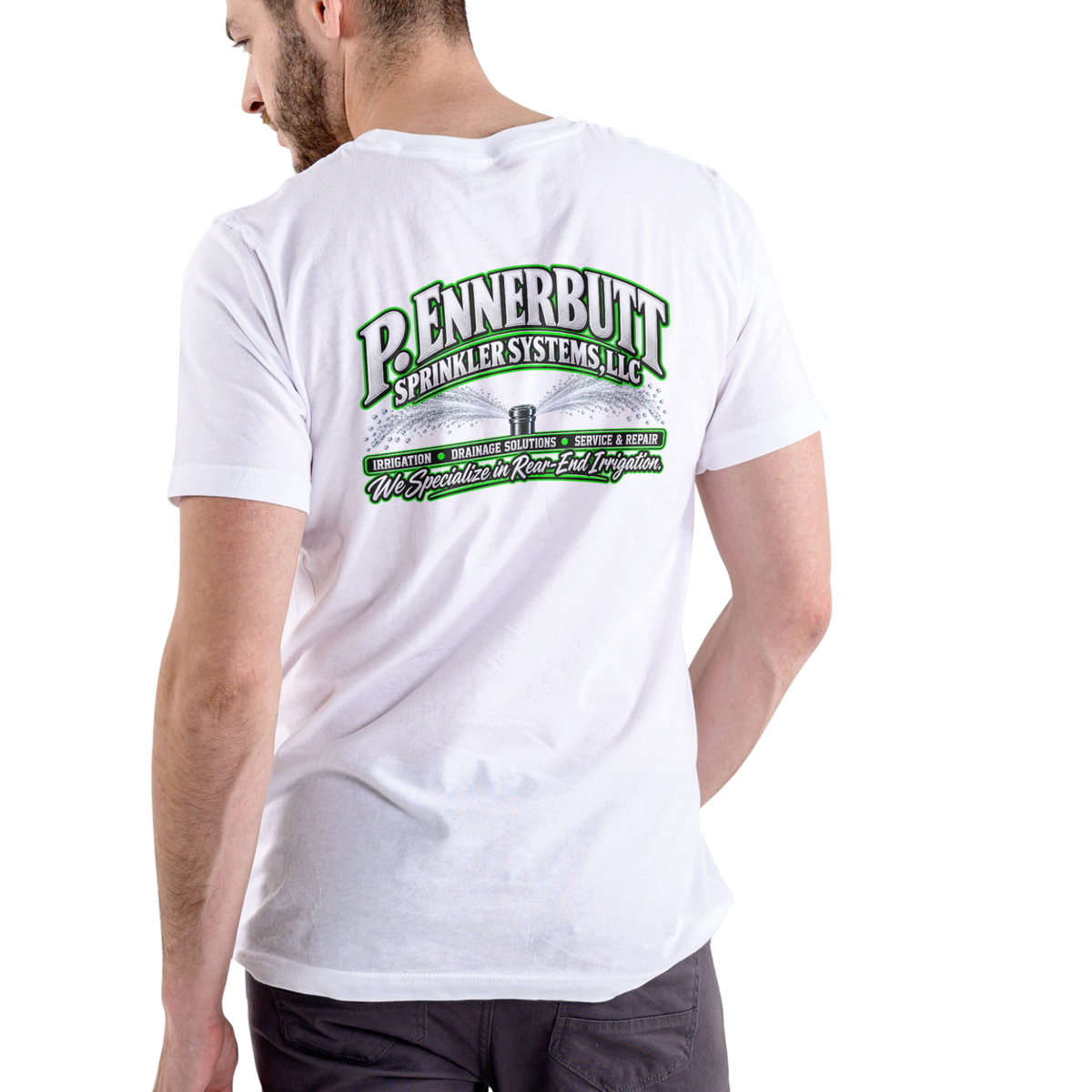 P. Ennerbutt Sprinkler Systems T Shirt, Unisex Cotton