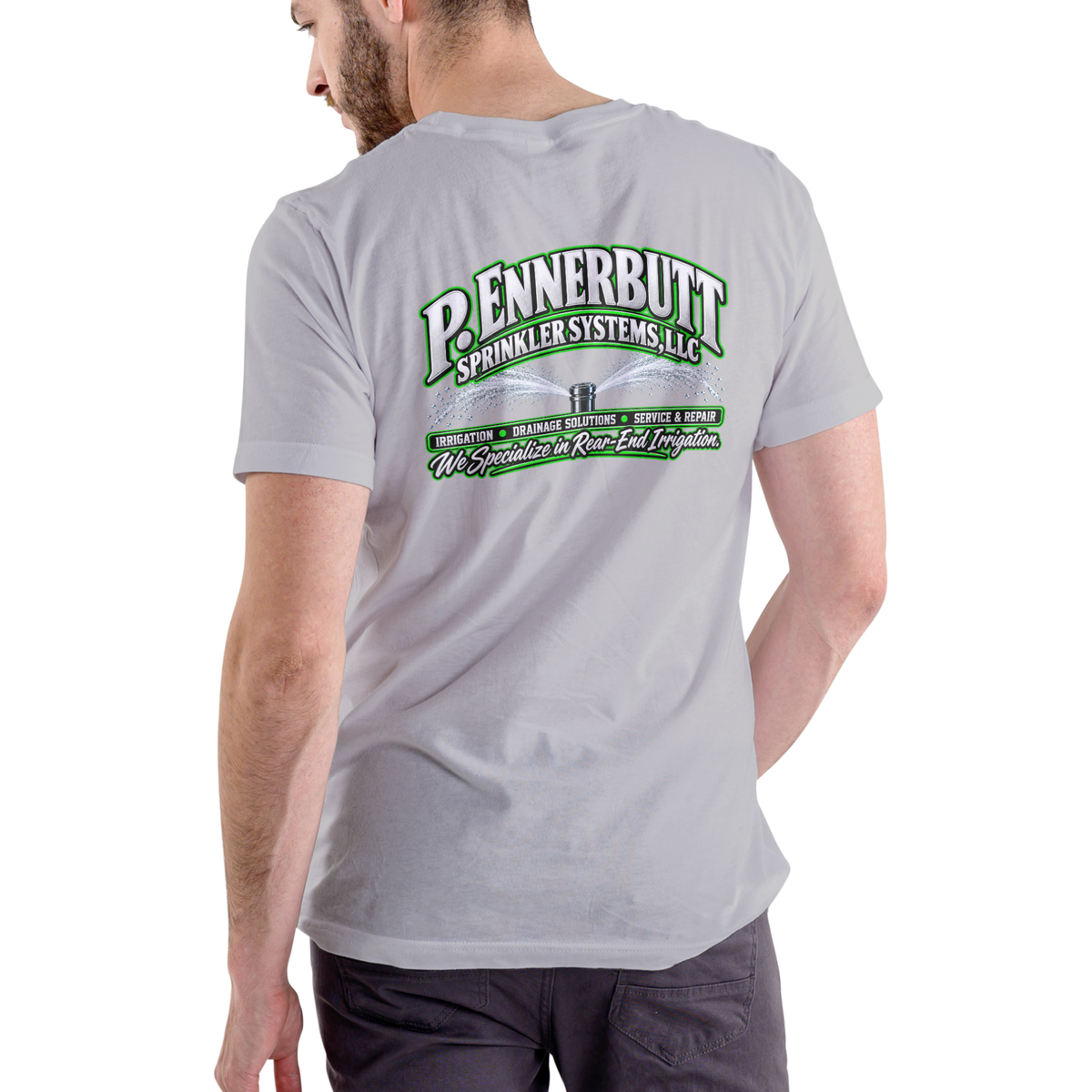 P. Ennerbutt Sprinkler Systems T Shirt, Unisex Cotton