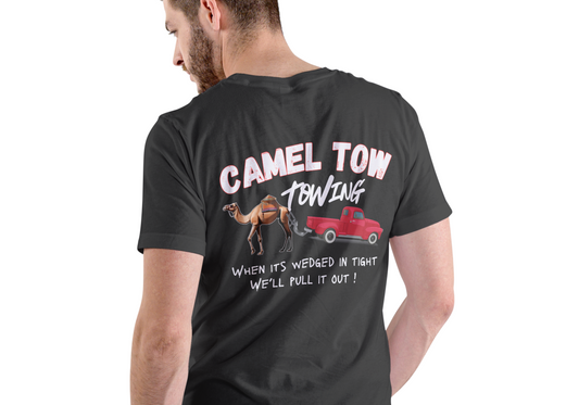 CAMEL TOW TOWING, T-SHIRT, UNISEX, COTTON