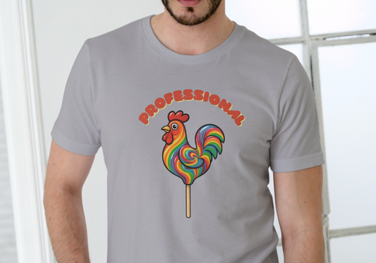 PROFESSIONAL COCK SUCKER, T-SHIRT, UNISEX, COTTON