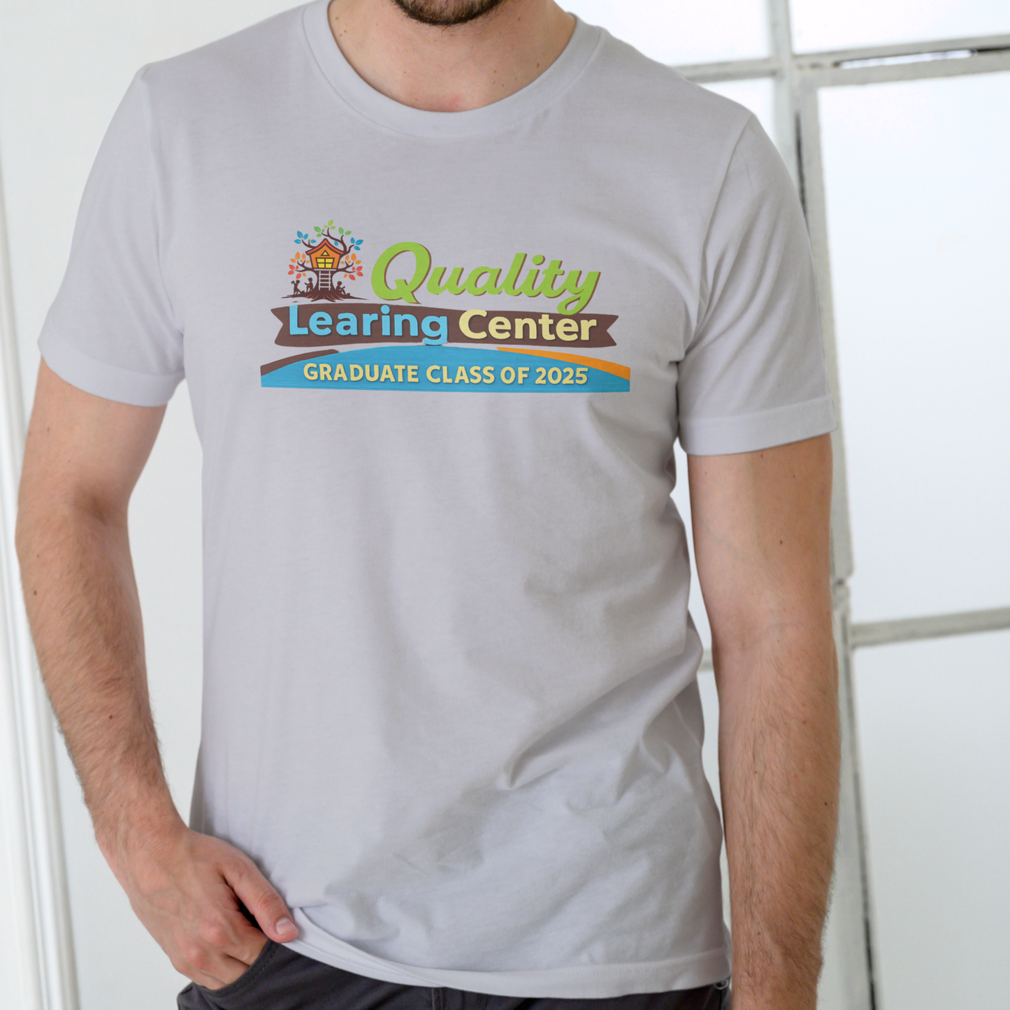 QUALITY LEARING CENTER  T Shirt, Unisex Cotton