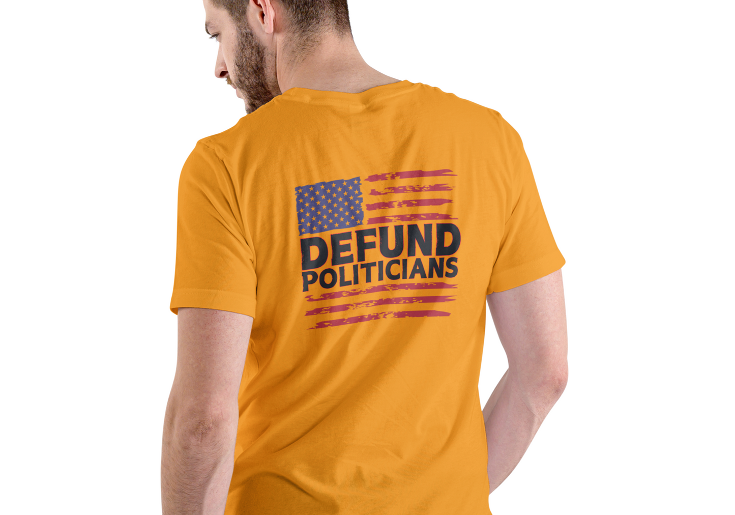 DEFUND POLITICIANS, T-SHIRT, UNISEX, COTTON