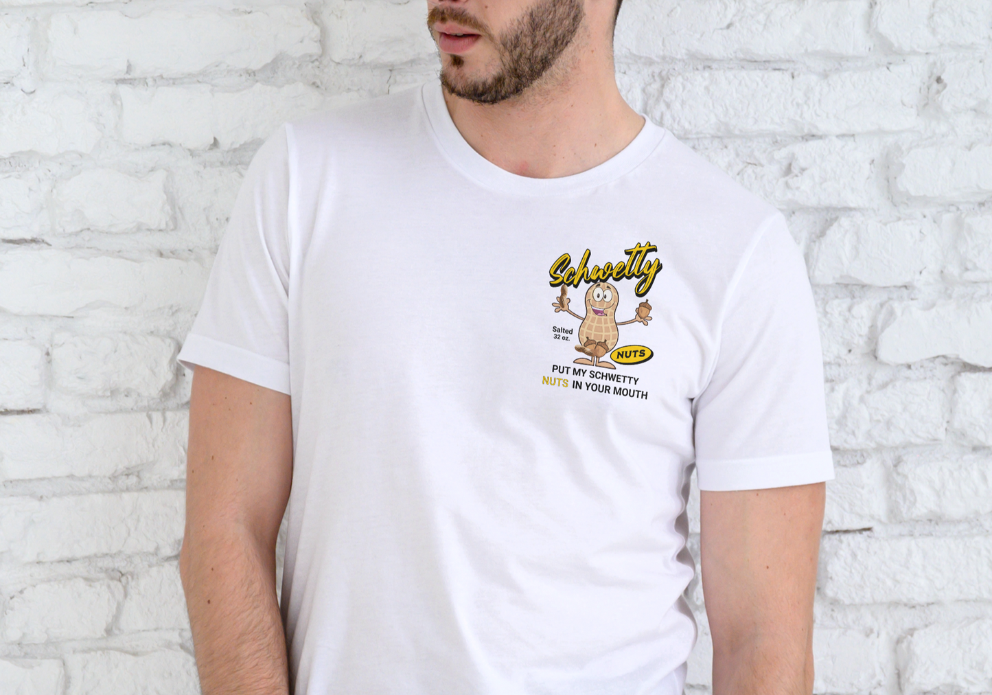 SCHWETTY NUTS, T-SHIRT, UNISEX, COTTON