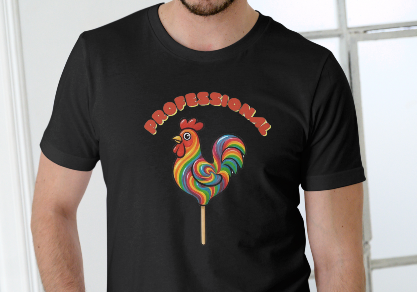 PROFESSIONAL COCK SUCKER, T-SHIRT, UNISEX, COTTON