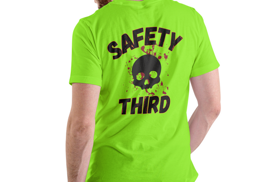 SAFETY THIRD WORK T-SHIRT , T-SHIRT, UNISEX, COTTON