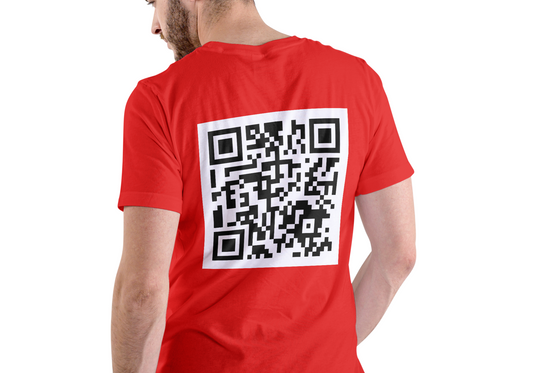 QR Code, Show me them, T-SHIRT, UNISEX, COTTON